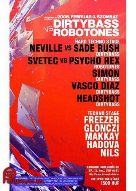 Kashmir Underground presents Dirtybass vs Robotones flyer