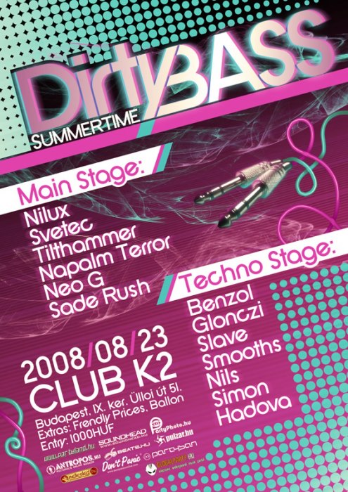 Club K2 presents Dirtybass Summertime flyer
