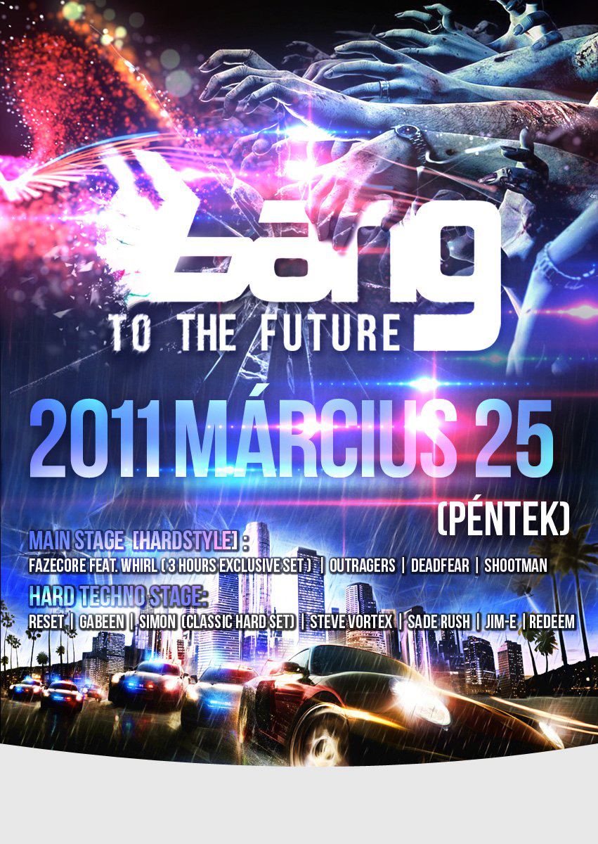 New Kashmir pres. Bang To The Future flyer