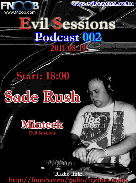 Evil Sessions Podcast 002 flyer