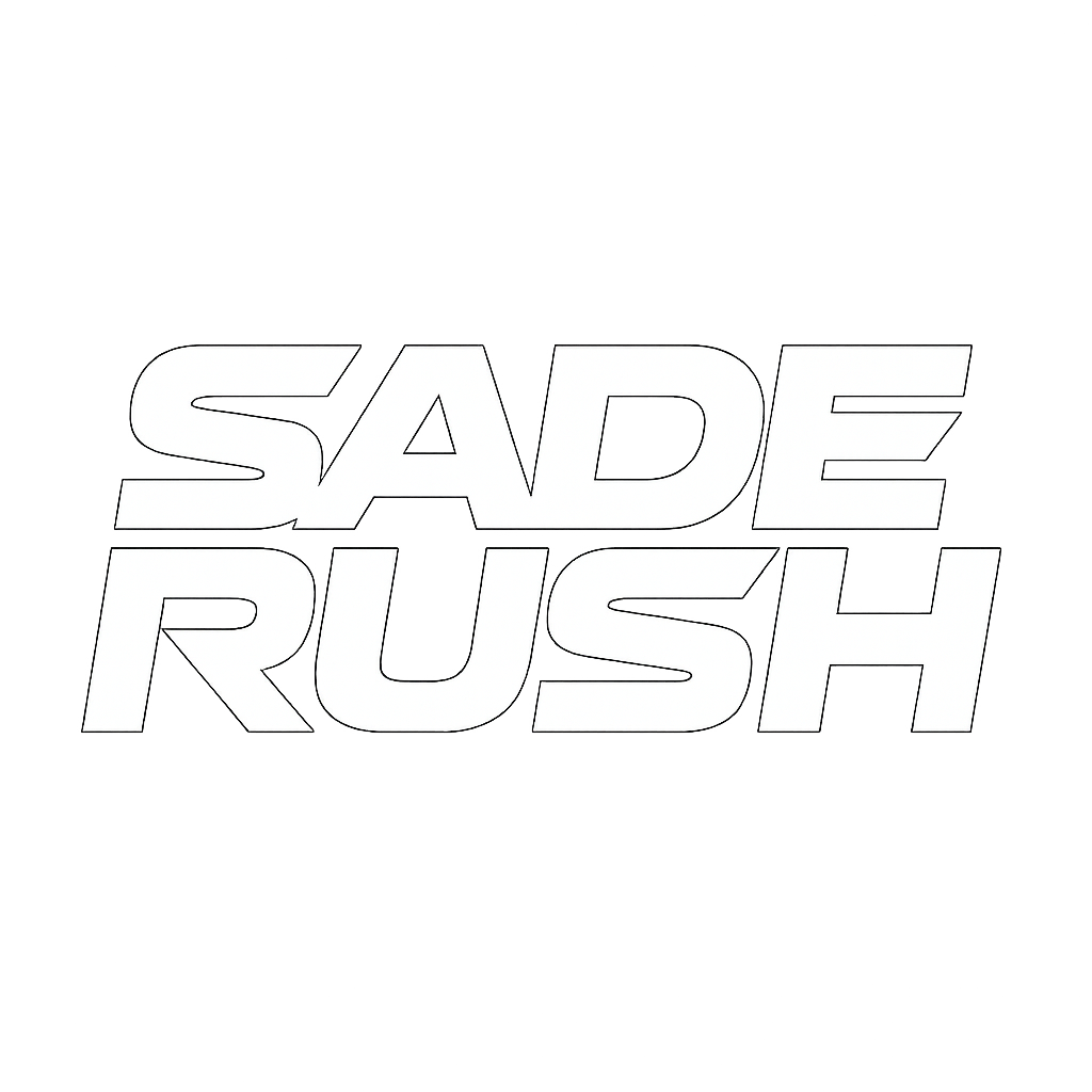 Sade Rush logo outline